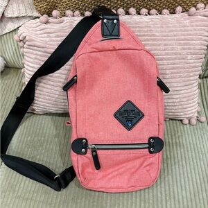 Harvest Label Pink Sling Pack Crossbody bag  - Cordura